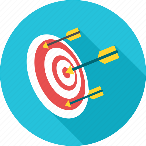 Arrow, center, dart, dartboard, goal, shooting, target icon - Download on Iconfinder
