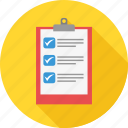 business, checklist, clipboard, itemlist, list, tick, tickmark