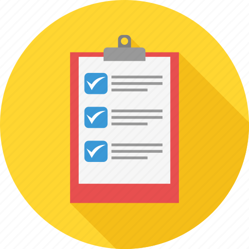Business, checklist, clipboard, itemlist, list, tick, tickmark icon - Download on Iconfinder