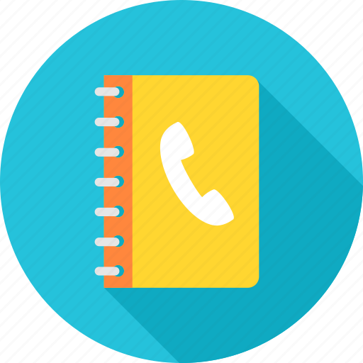 Book, call, call list, contact, contact list, phonebook, register icon - Download on Iconfinder