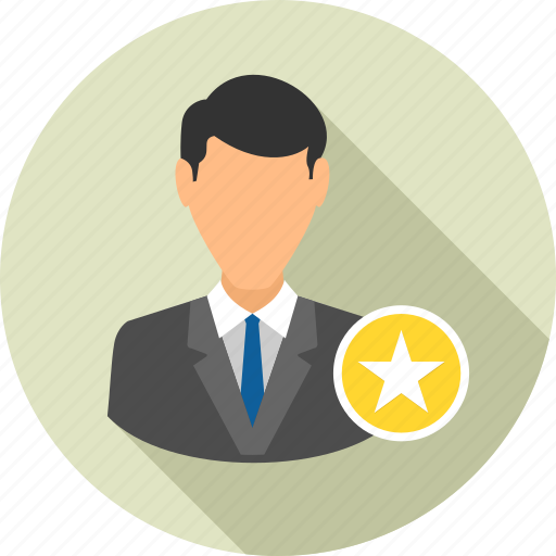 Achievement, badge, best, business, employee, male, star icon - Download on Iconfinder