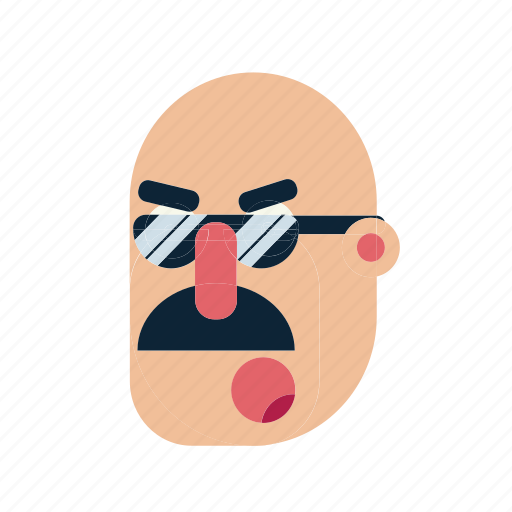 Be, bos, emoji, like, mustache, office icon - Download on Iconfinder