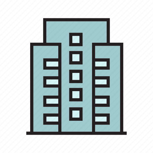 Building, edifice, office, real estate, residence, structure, tower icon - Download on Iconfinder