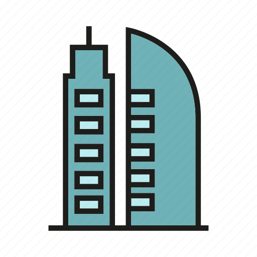 Accommodation, hostel, office, real estate, residence, tower icon - Download on Iconfinder