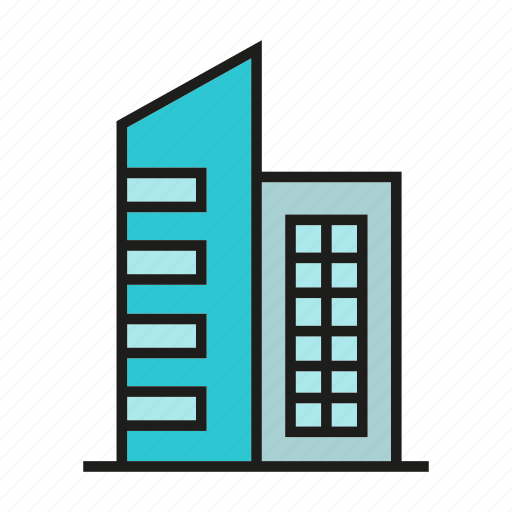 Accommodation, apartment, building, hostel, real estate, residence, tower icon - Download on Iconfinder