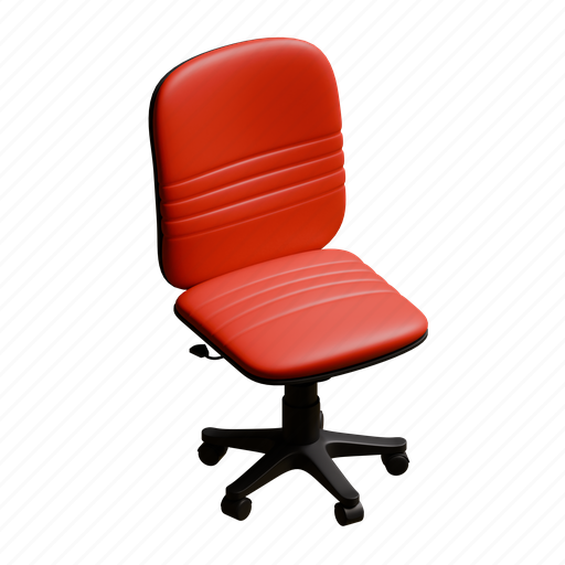 Office, employee, chair, interior, object, seat 3D illustration - Download on Iconfinder