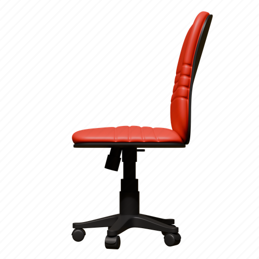 Office, employee, chair, interior, object, seat 3D illustration - Download on Iconfinder