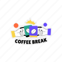 coffee, break, rest, cafe, office, mug