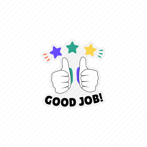 Good, job, profession, like, occupation, work, favorite sticker - Download on Iconfinder