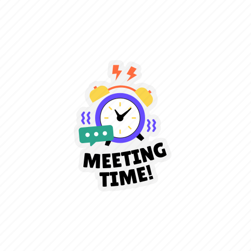 Meeting, discussion, communication, people, business, office, calendar sticker - Download on Iconfinder