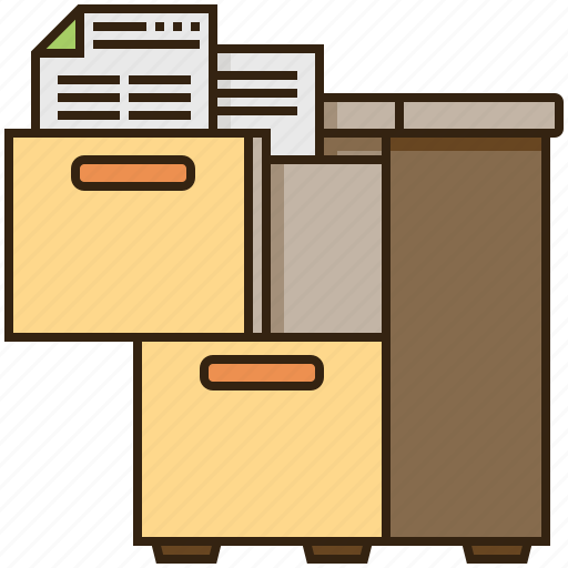 Cabinet, chest, document, drawer, furniture icon - Download on Iconfinder