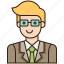 avatar, business, employee, male, man 