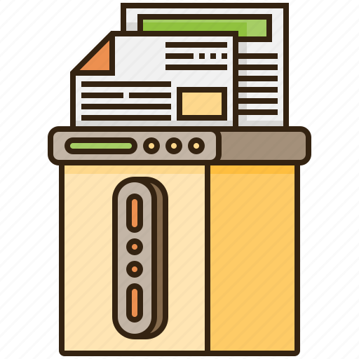 Document, file, machine, office, shredder icon - Download on Iconfinder