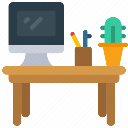 Desk, workplace, workspace icon - Download on Iconfinder