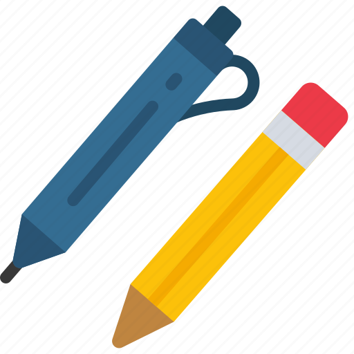 Pen, and, pencil, workplace, stationary icon - Download on Iconfinder