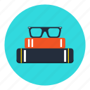 book, books, data, glasses, information, office