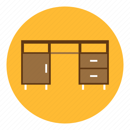 Desk, furniture, house, office, table icon - Download on Iconfinder