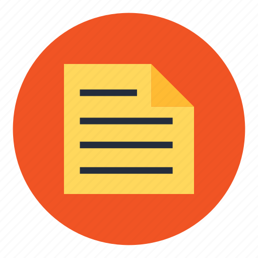 Memo, note, notes, paper, post, sticky, yellow icon - Download on Iconfinder