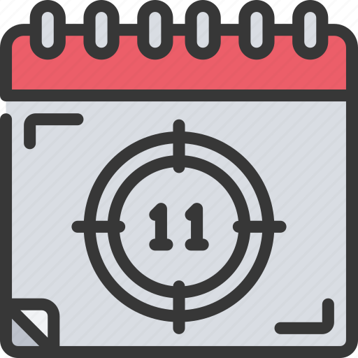 Deadline, workplace, calendar, target icon - Download on Iconfinder