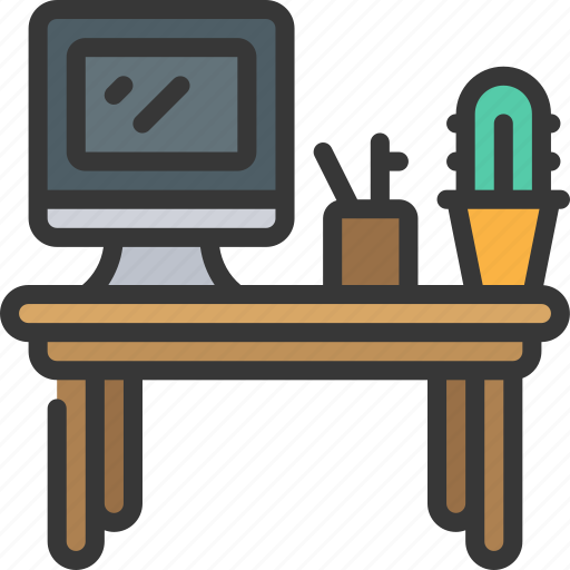 Desk, workplace, workspace icon - Download on Iconfinder