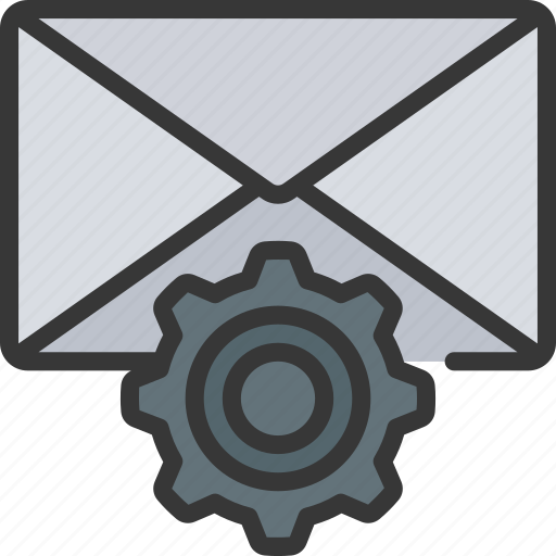 Mail, settings, workplace, cog, gear icon - Download on Iconfinder