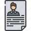 profile, document, workplace, user 