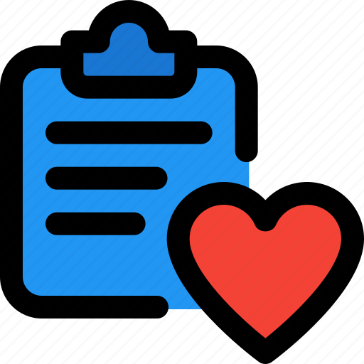 Clipboard, love, office, files icon - Download on Iconfinder