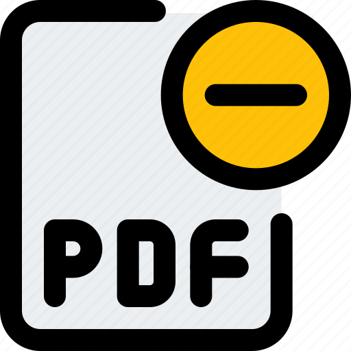 File, pdf, minus, office, files icon - Download on Iconfinder