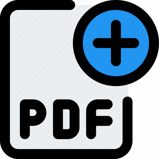 File, pdf, plus, office, files icon - Download on Iconfinder