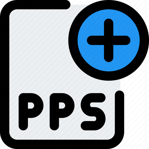 File, pps, plus, office, files icon - Download on Iconfinder