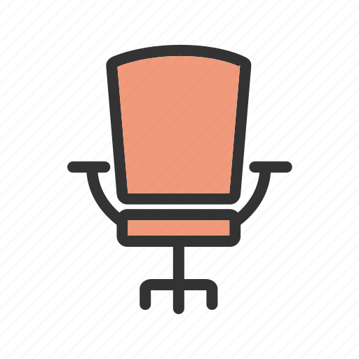 Chair, furniture, leather, manager, office, revolving, seat icon - Download on Iconfinder