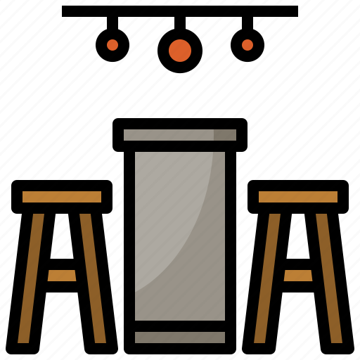 Chair, furniture, seat, stool, table icon - Download on Iconfinder