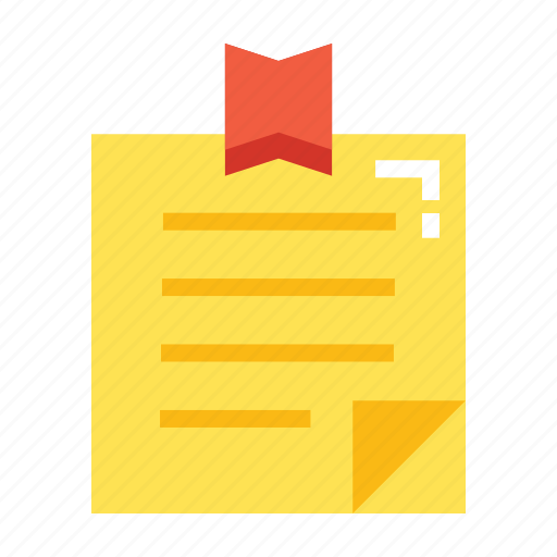 Office, note, paper, sticky, sticker, message, notice icon - Download on Iconfinder