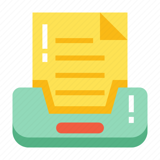 Office, email, inbox, document, file, paper, archive icon - Download on Iconfinder