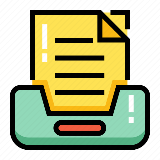 Office, email, inbox, document, file, paper, archive icon - Download on Iconfinder