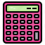 business, calculator, finance, math, office, pink, stationary 