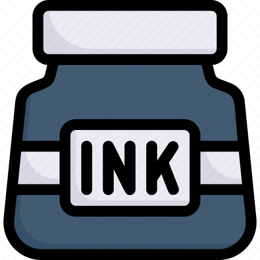 Business, company, ink, inkpot, office, stationery, working icon - Download on Iconfinder