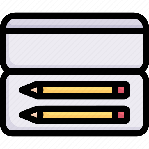 Business, company, office, pencil box, pencil case, stationery, working icon - Download on Iconfinder