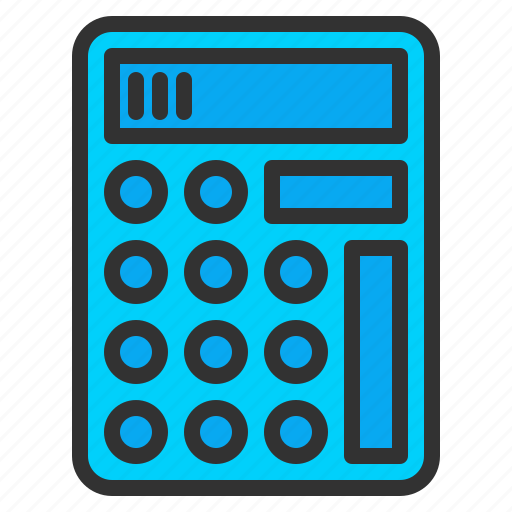 Calculator, education, finance, office, stationery icon - Download on Iconfinder