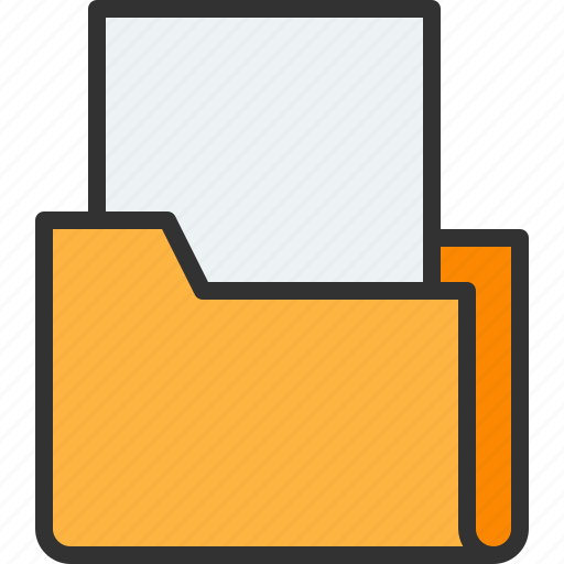 Document, file, folder, office, stationery icon - Download on Iconfinder