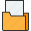 document, file, folder, office, stationery 