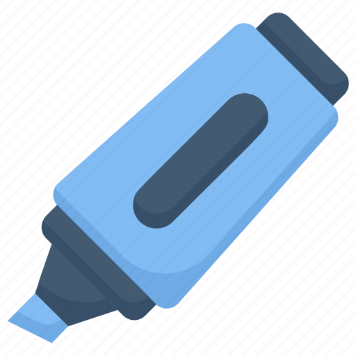 Business, company, highlighter, marker, office, stationery, working icon - Download on Iconfinder