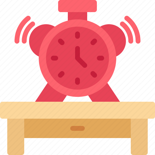 Alarm, desk, office, table, time icon - Download on Iconfinder