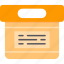 box, archive, documents, files, package, products, storage 