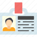 id, card, employee, identity, profile, job, work
