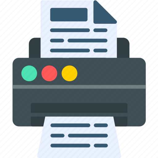 Printer, fax, paper, print, printing icon - Download on Iconfinder