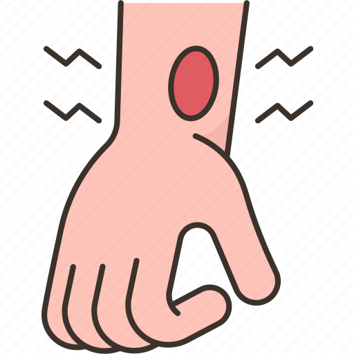 Wrist, tension, joint, injury, pain icon - Download on Iconfinder