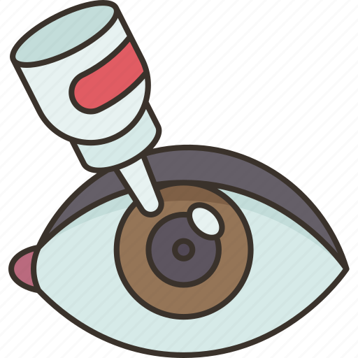 Eye, dry, eyedropper, moisturizing, treatment icon - Download on Iconfinder