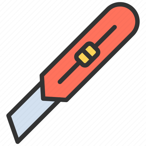 Cutter, cutter knife, box cutter, blade icon - Download on Iconfinder