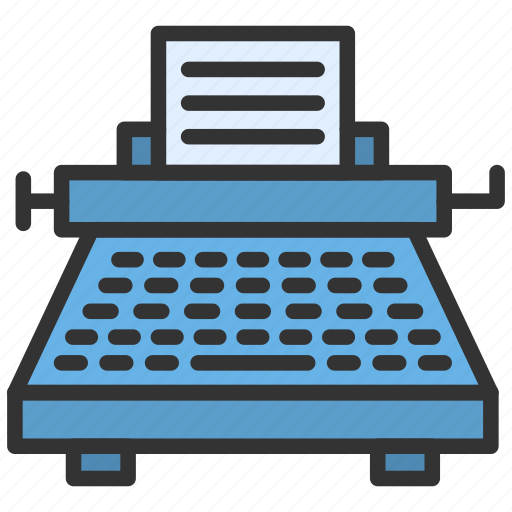 Typewriter, writing, content, article icon - Download on Iconfinder